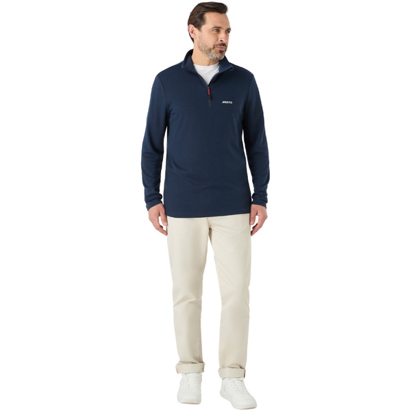 2024 Musto Da Uomo Fast Dry 1/2 Zip Top 82562 - Navy